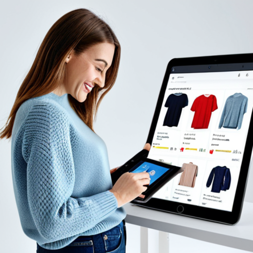 AI 추천 시스템의 트렌드와 미래 전망 - Personalized Recommendations**
"A woman in her late 20s, casually but stylishly dressed in jeans an...