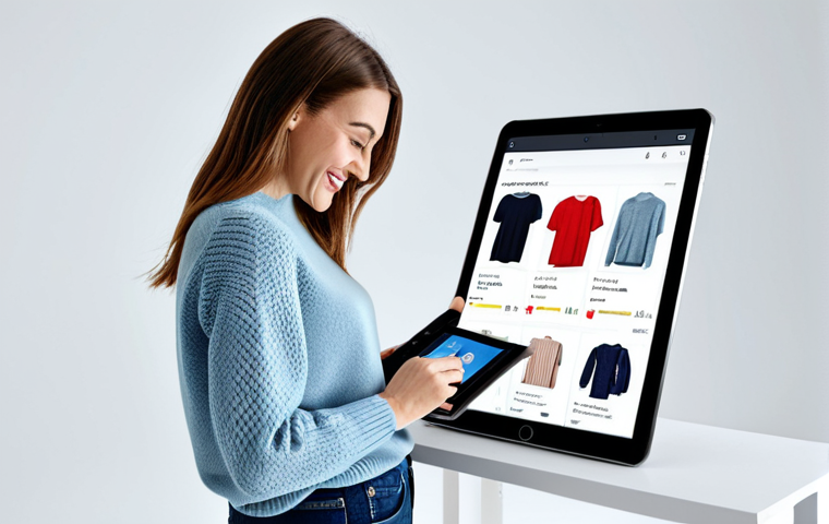 AI 추천 시스템의 트렌드와 미래 전망 - Personalized Recommendations**
"A woman in her late 20s, casually but stylishly dressed in jeans an...
