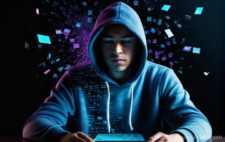 AI 추천 시스템에서의 데이터 보안 이슈 - **Prompt Title:** Digital Identity Under Siege: A Data Breach Nightmare
**Prompt:** A young adul...