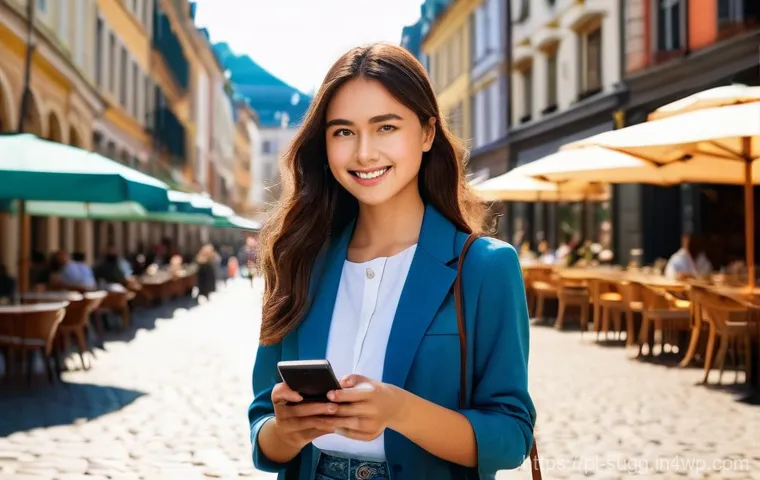 AI 추천 시스템의 최신 연구 동향 - **Prompt:** A young professional woman, dressed in smart casual attire, walks through a bustling, su...